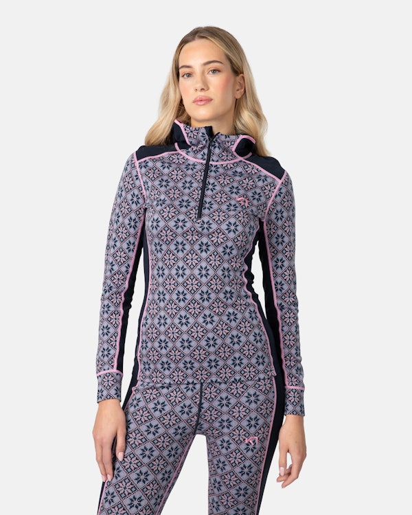 Rose Baselayer Hoodie - 100% Merino Wool