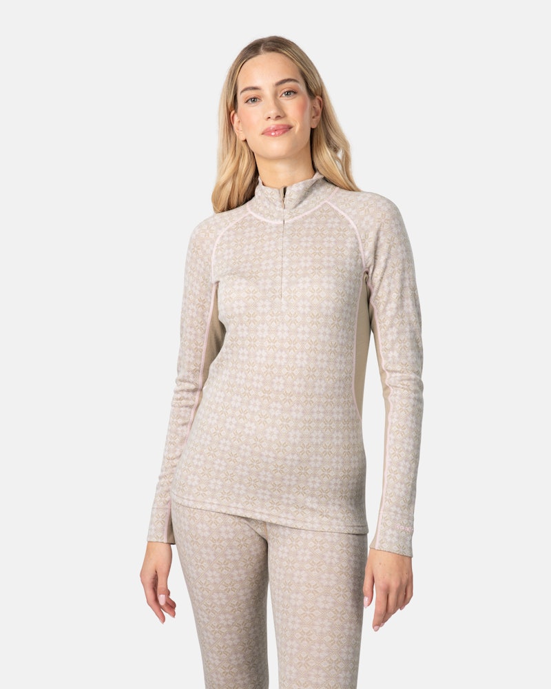 Rose Light Base Layer Half Zip