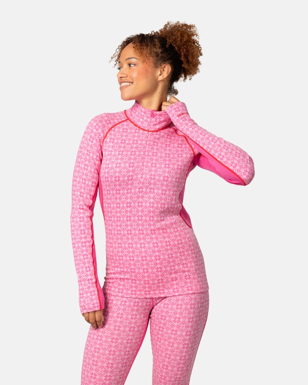 Rose Light Base Layer Half Zip