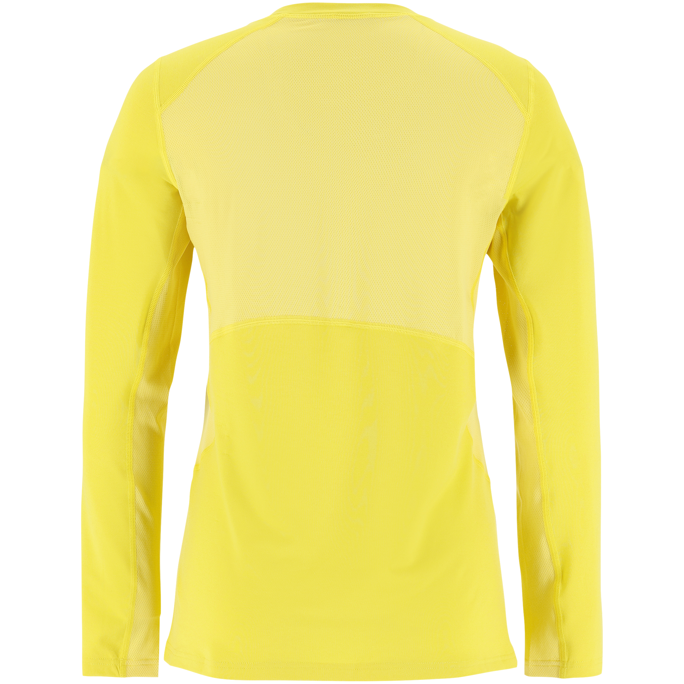 yellow long sleeve running top