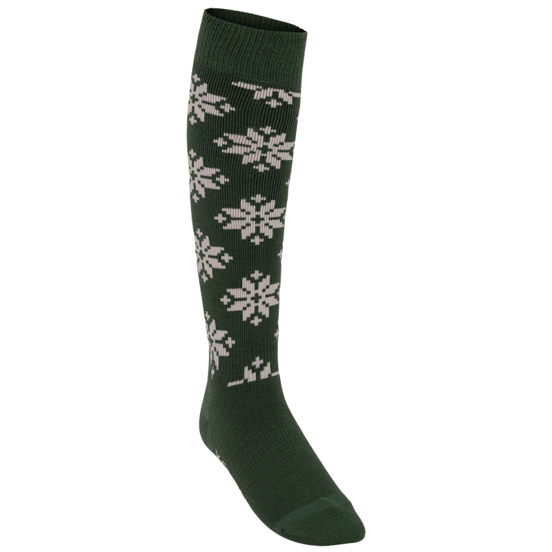 Rose Wool Ski Socks - 65% Merino Wool