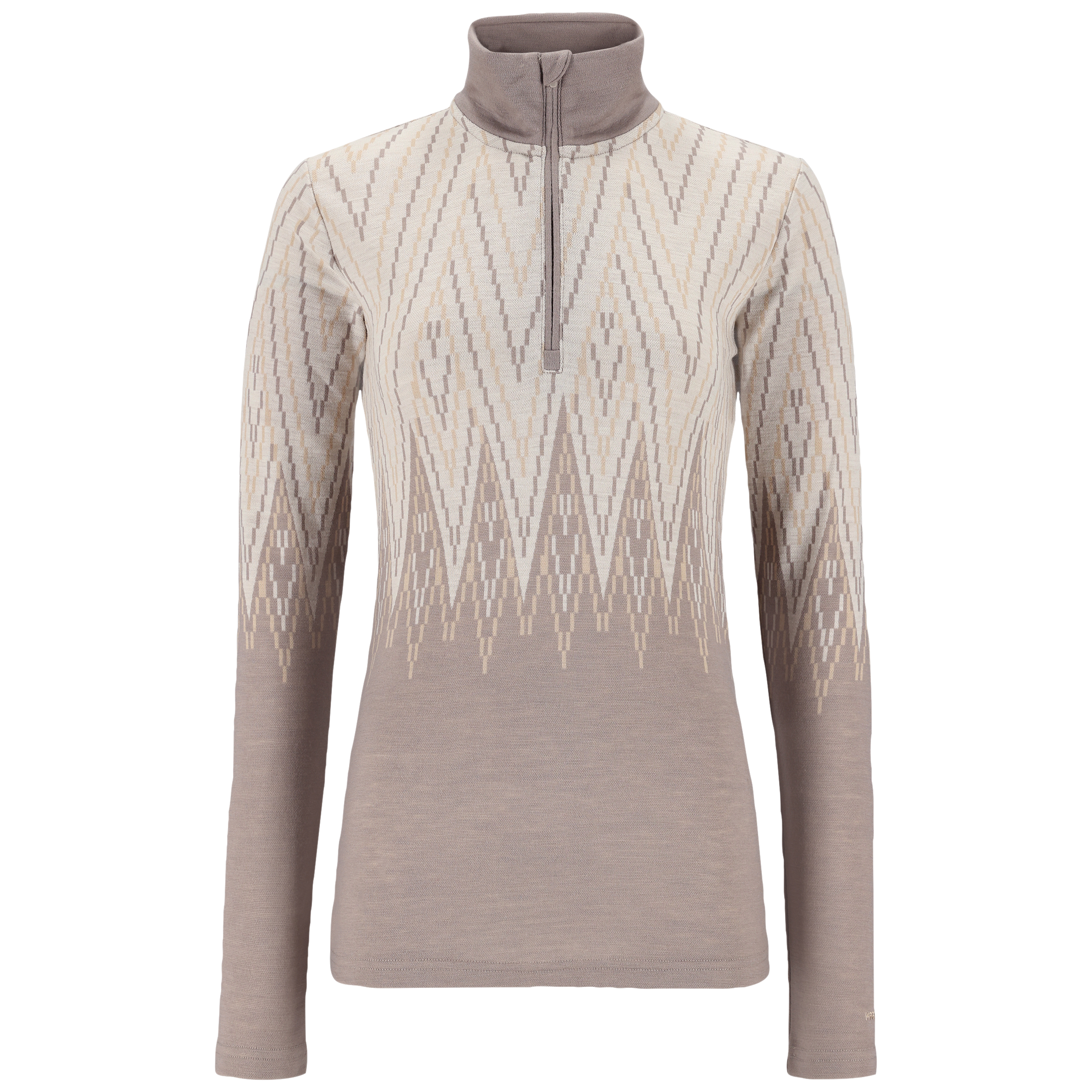 カユ Julianne Wool Half Zip - Light Grey