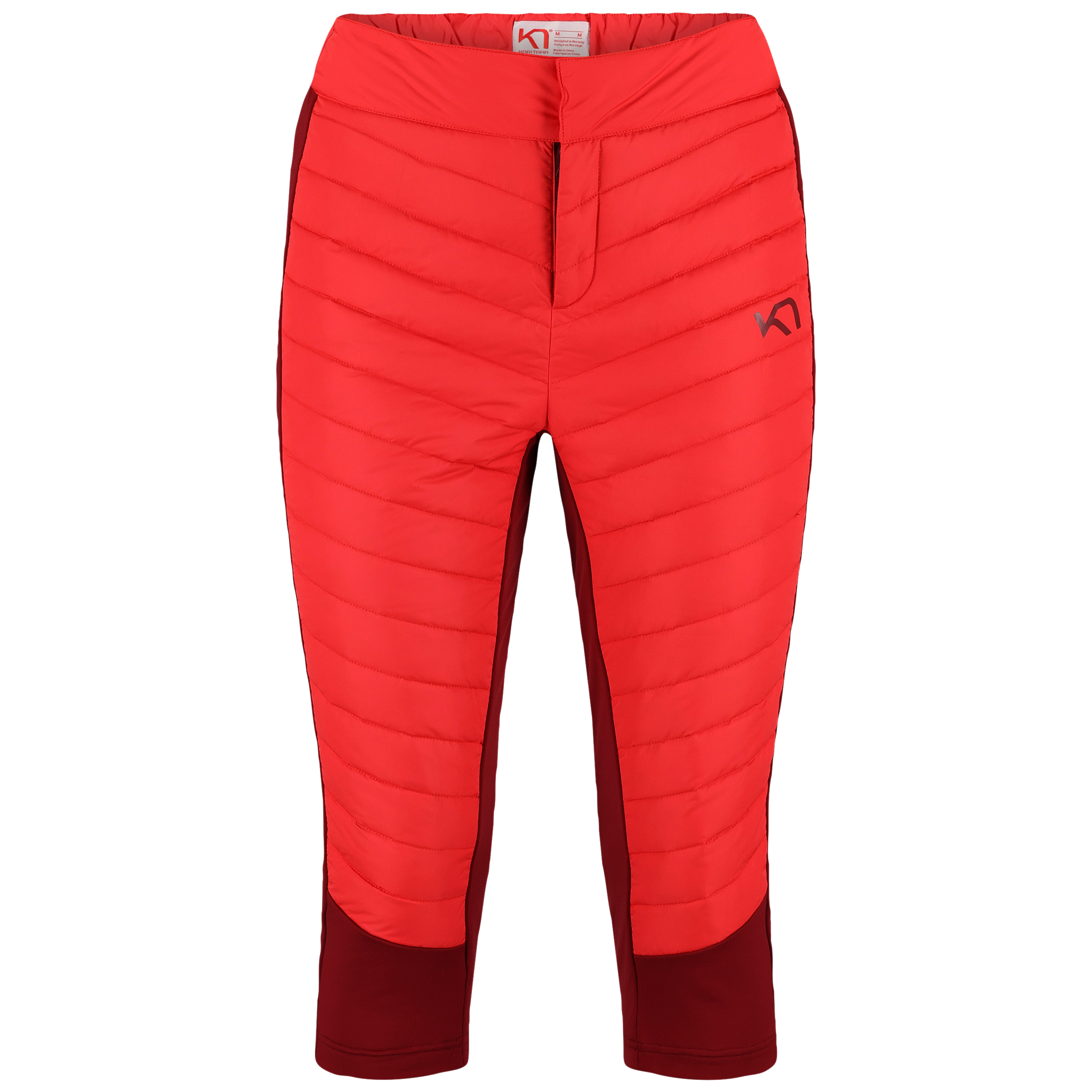 アガベ Kari Eva High Waist Capri - Heat Red