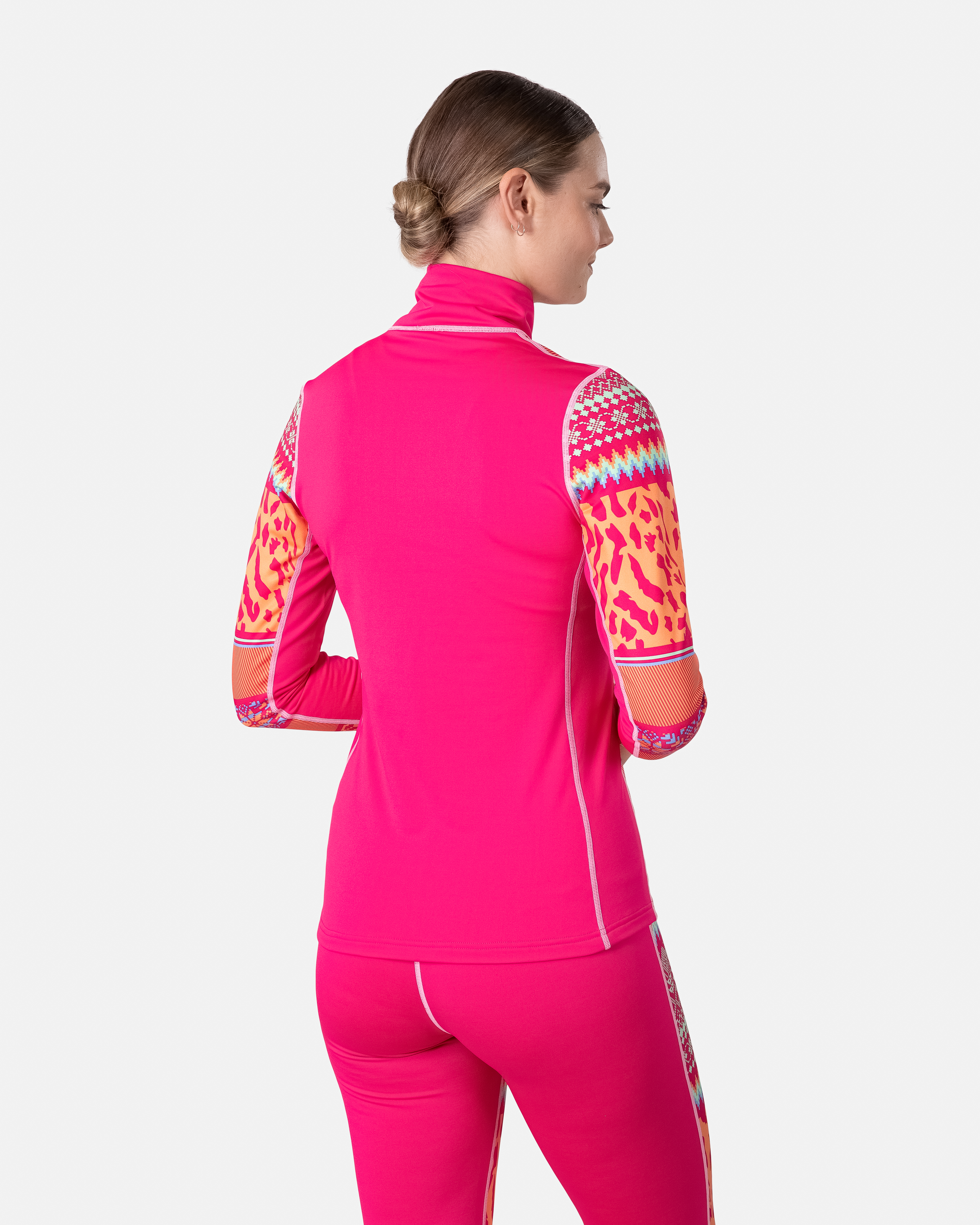 Lilja Half Zip - Berry Pink