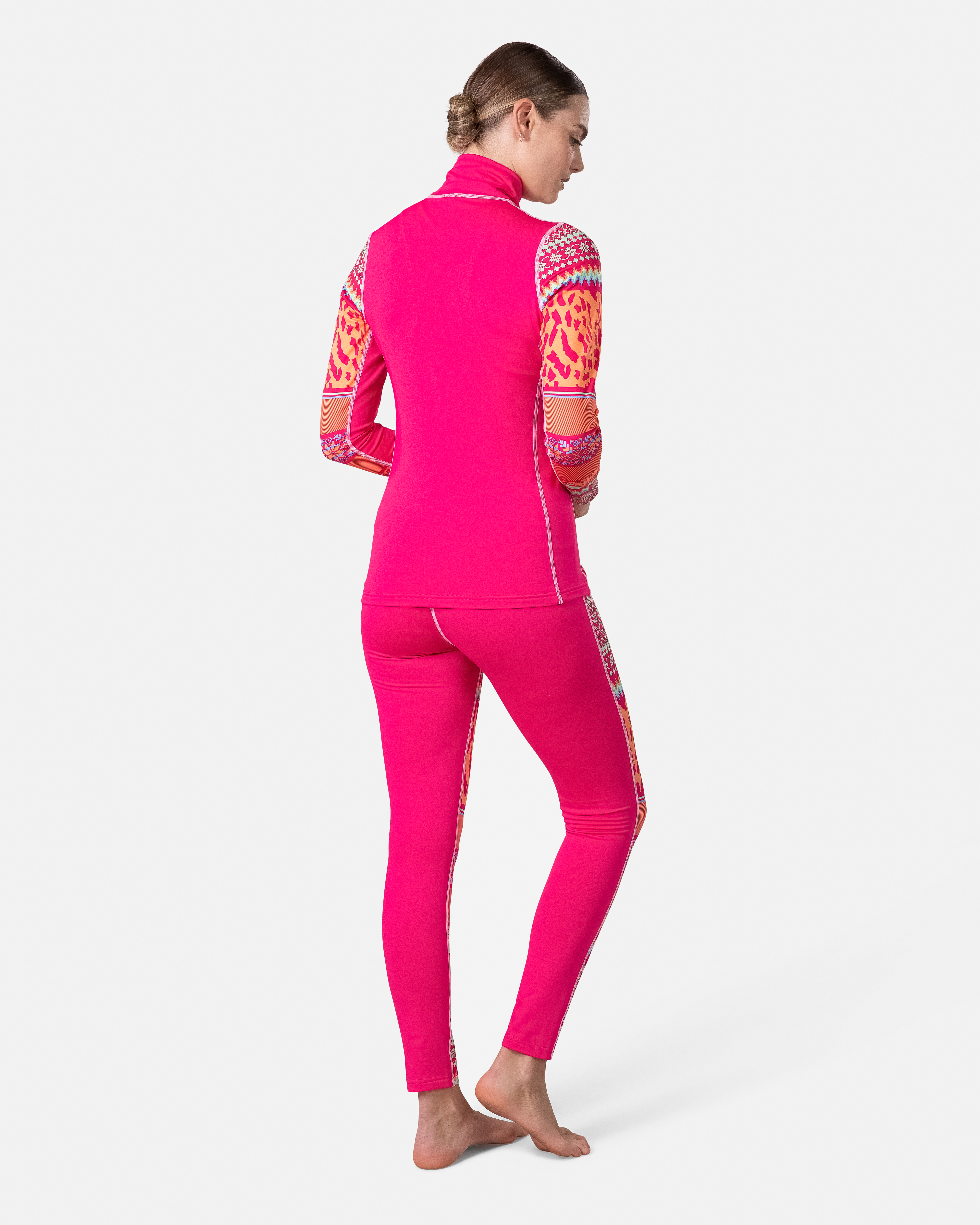 Lilja Half Zip - Berry Pink