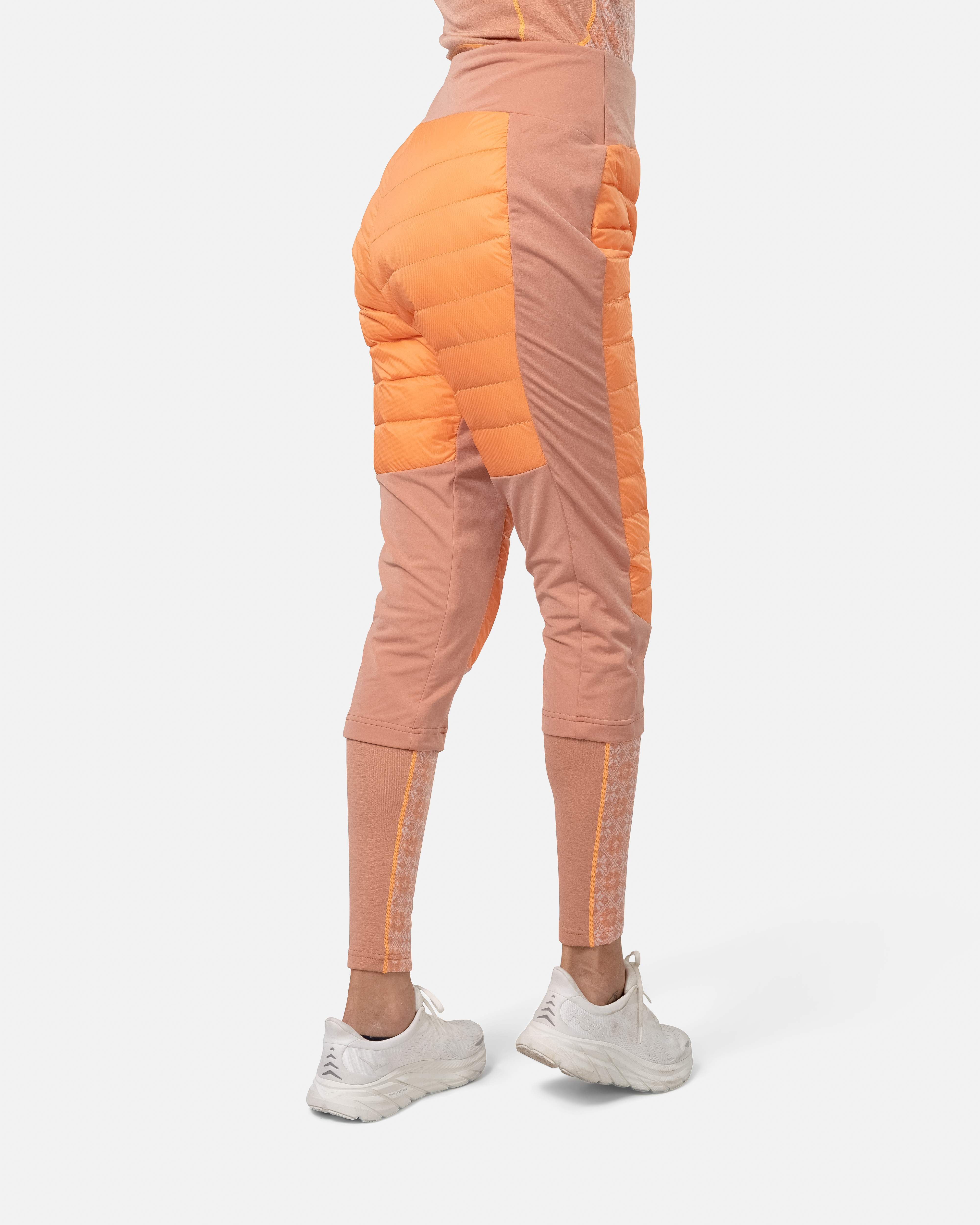 Emilie High Waist Capri - Light Orange