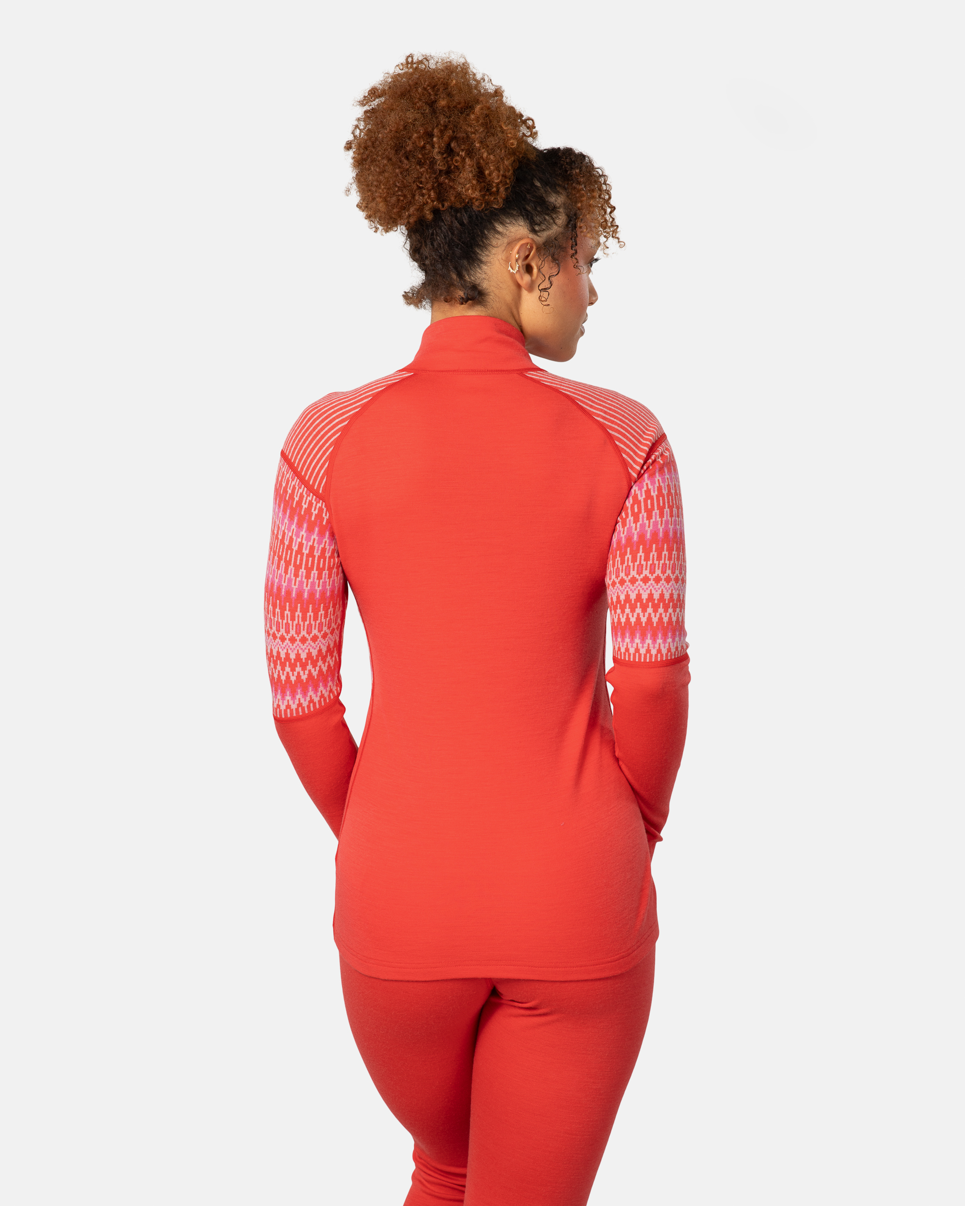 Silja 2.0 Half Zip - Heat Red