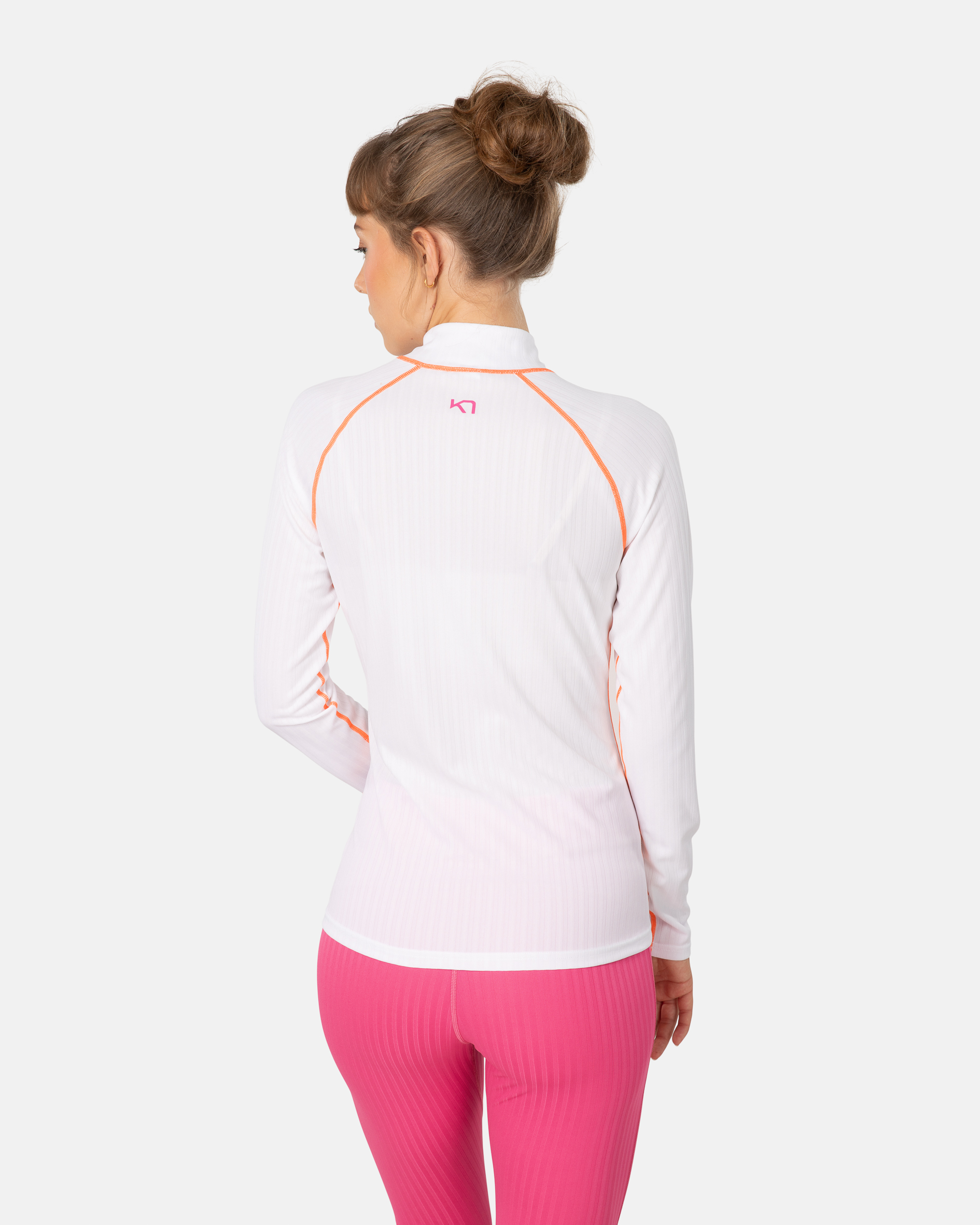 Ella Half Zip - Bright White