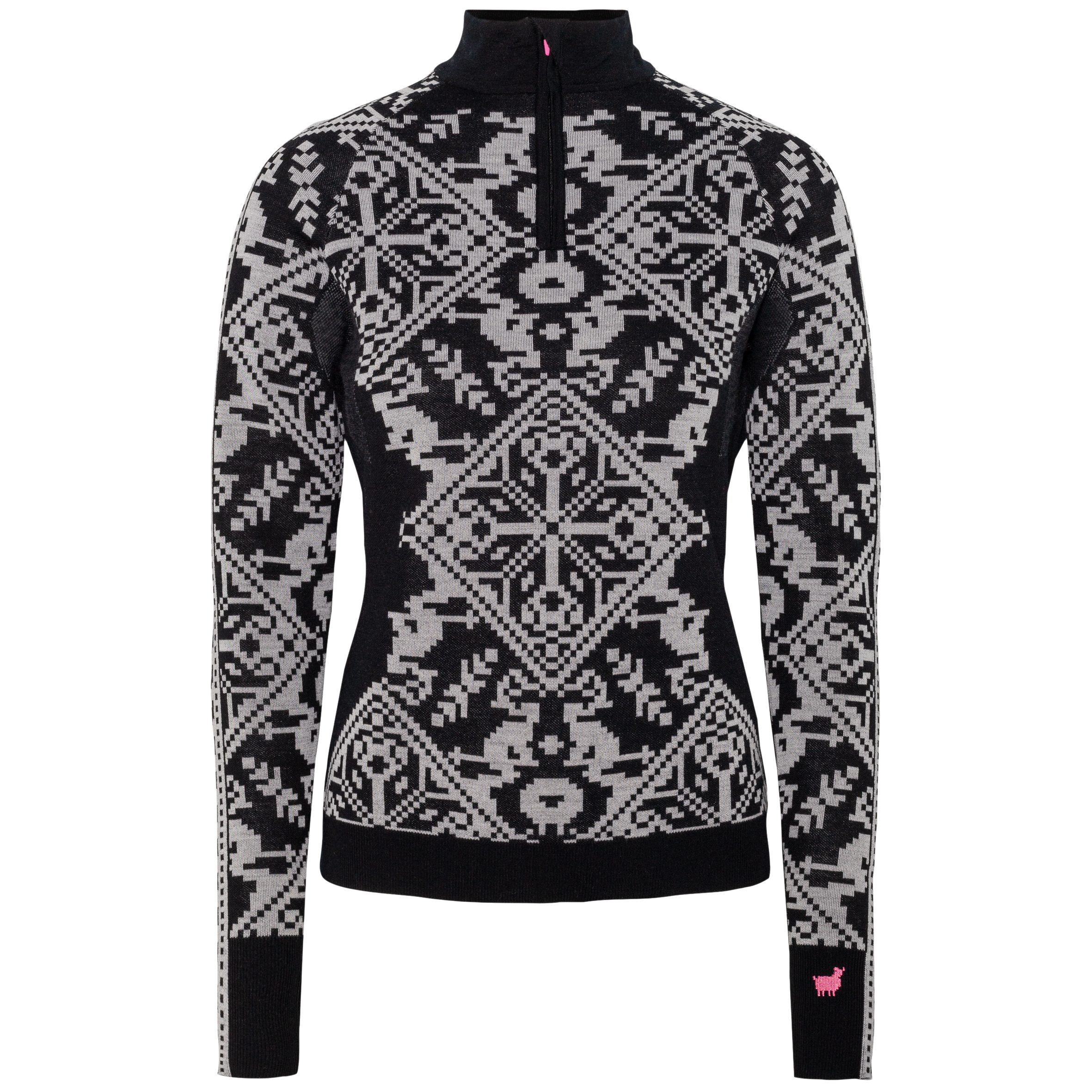 Saga Half Zip - Black