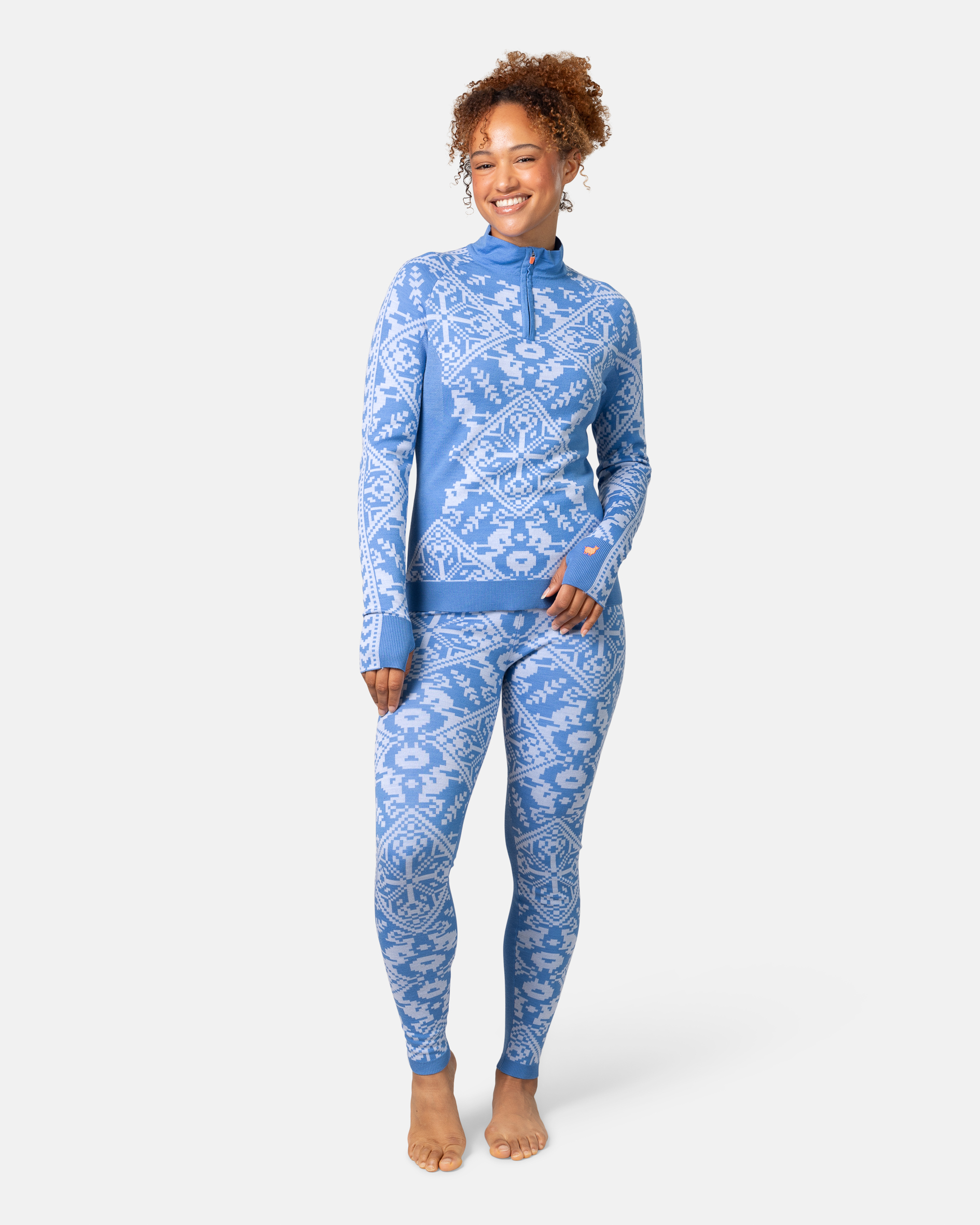 koara  Saga Half Zip - Sea