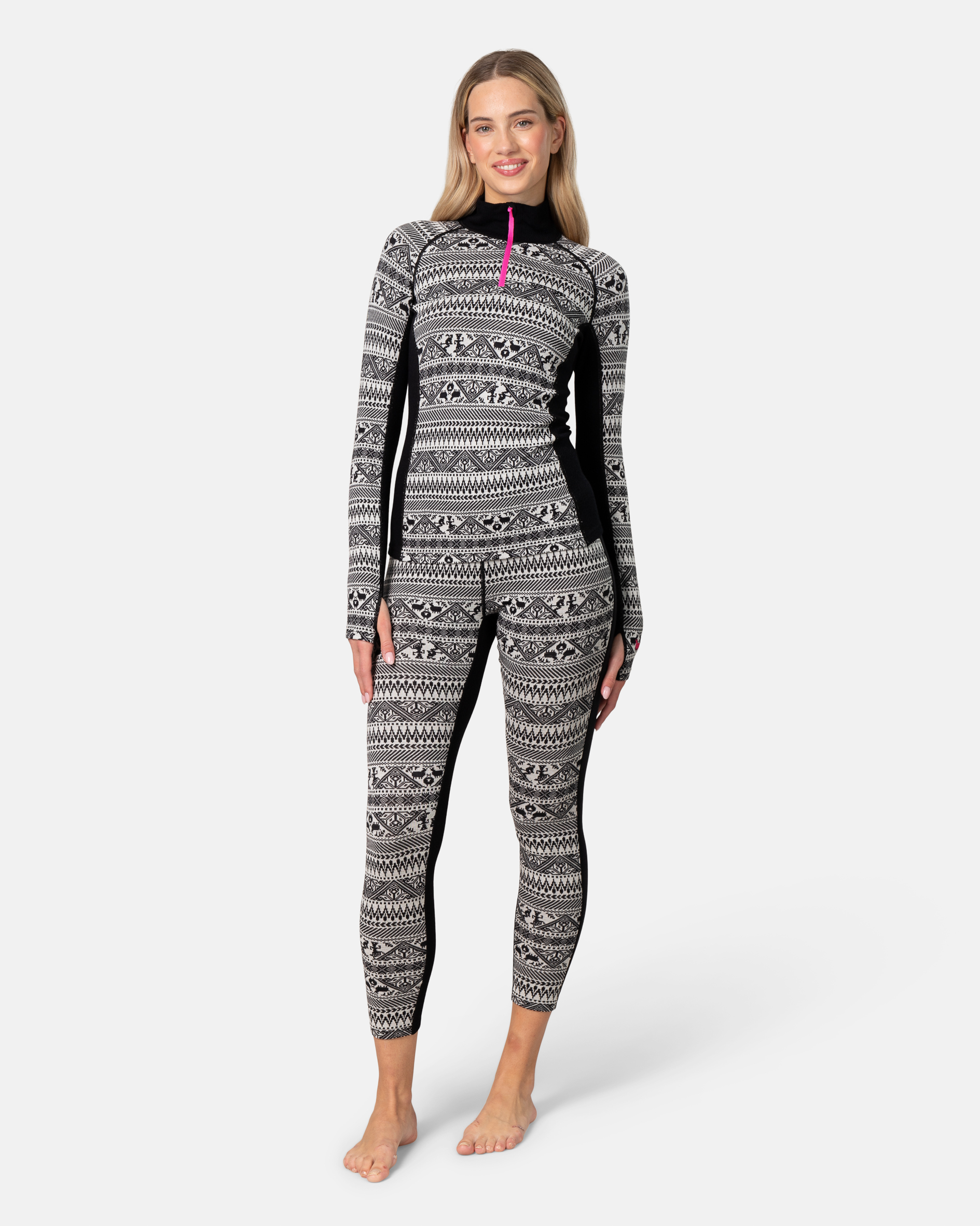 アガベ Kari Tale Half Zip - Black